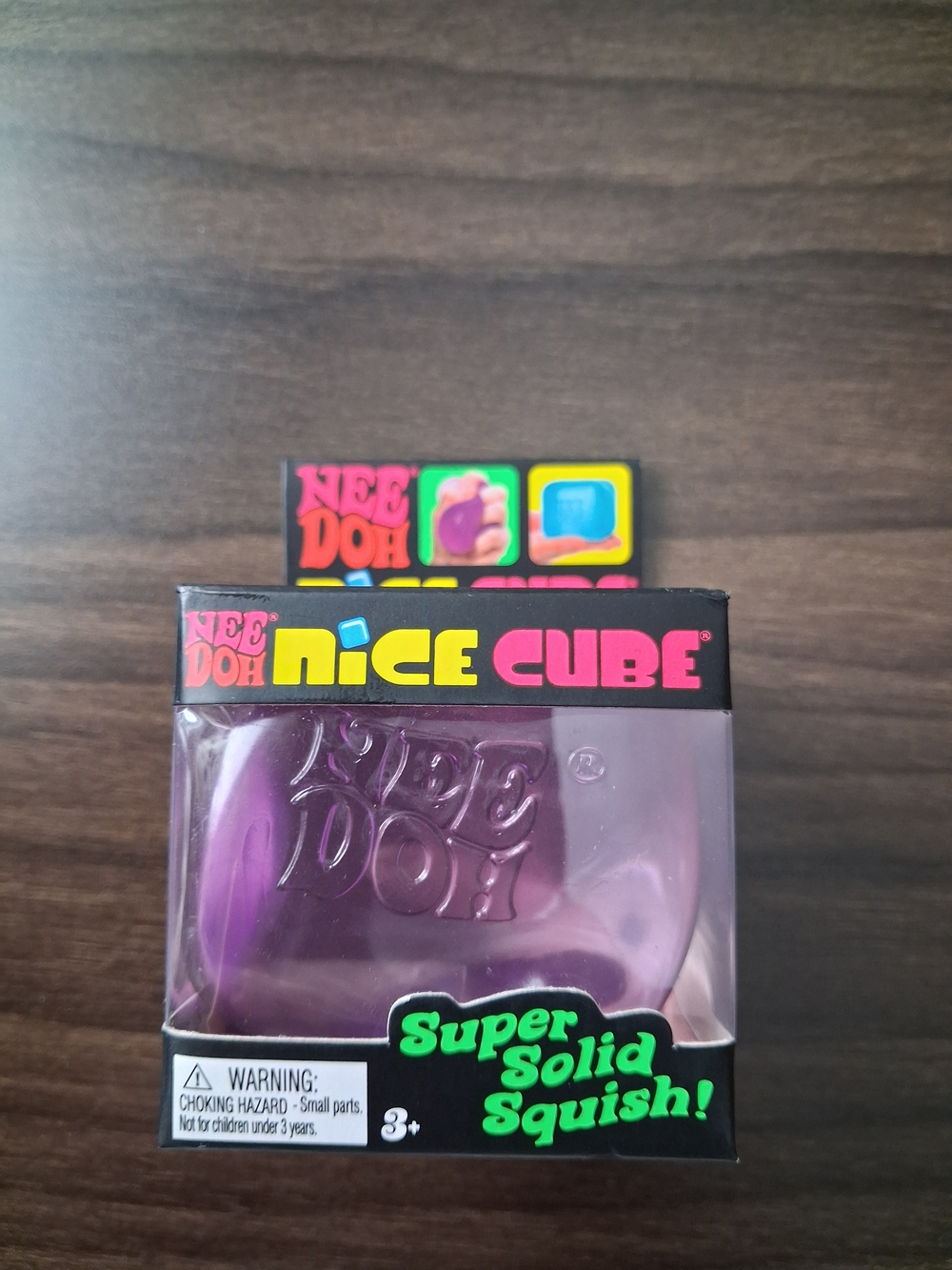 Nee Doh Nice Cube - Purple Super Solid Squish